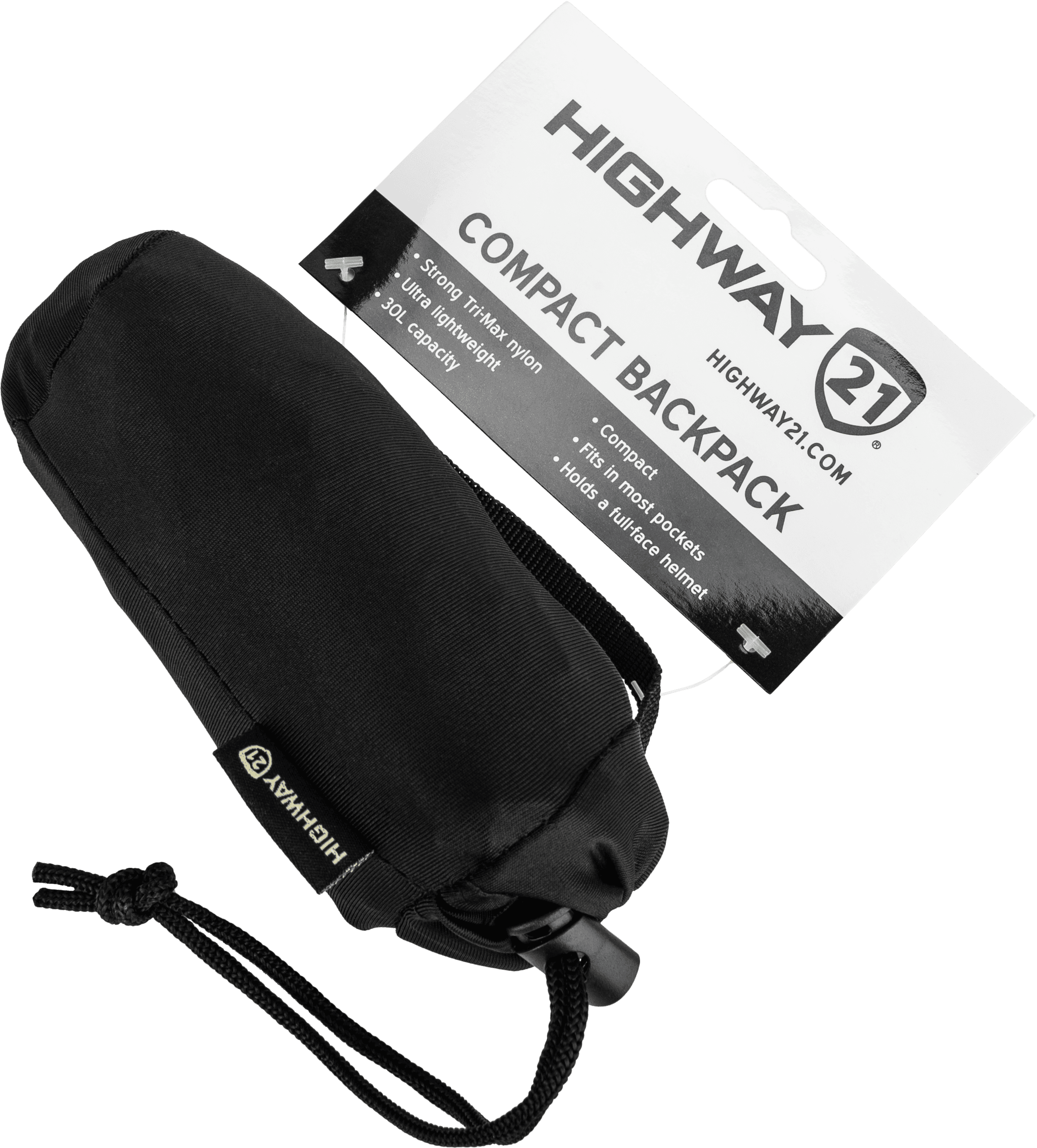 HIGHWAY 21 COMPACT BACKPACK BLACK