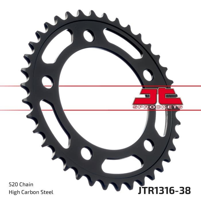REAR SPROCKET STEEL 43T-520 HON