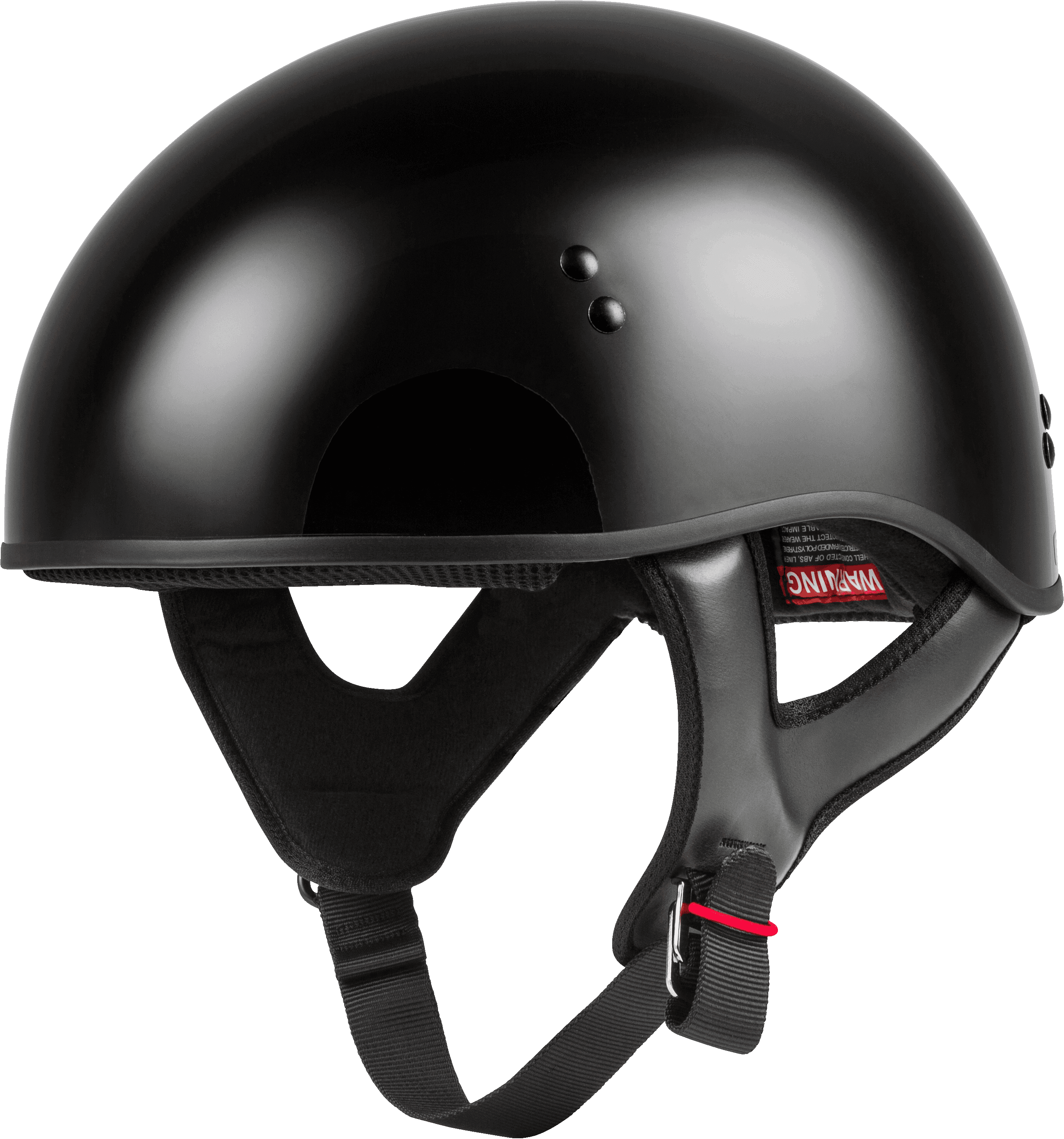 HH-45 HALF HELMET NAKED BLACK SM