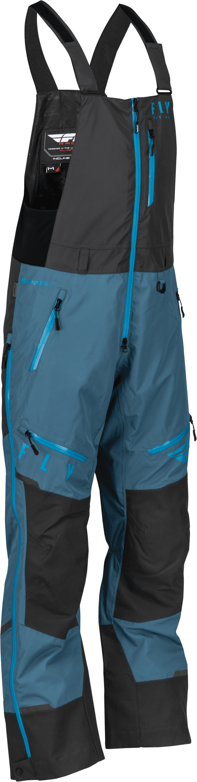 INCLINE BIB BLUE/GREY 3X