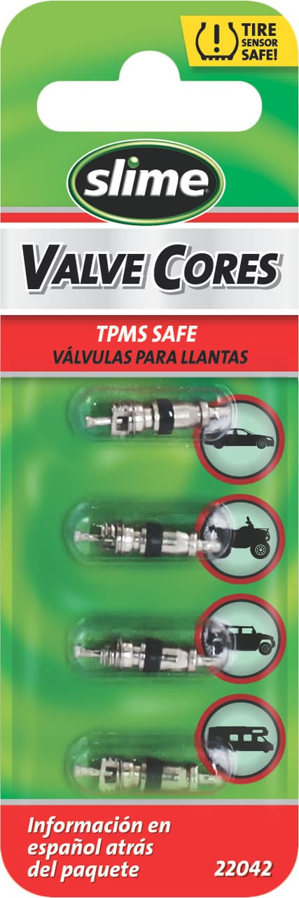 4/PC VALVE CORES SHORT