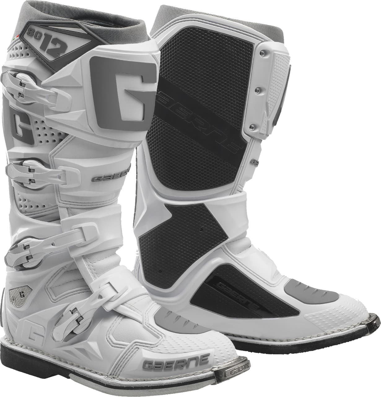SG12 BOOTS WHITE SZ 08