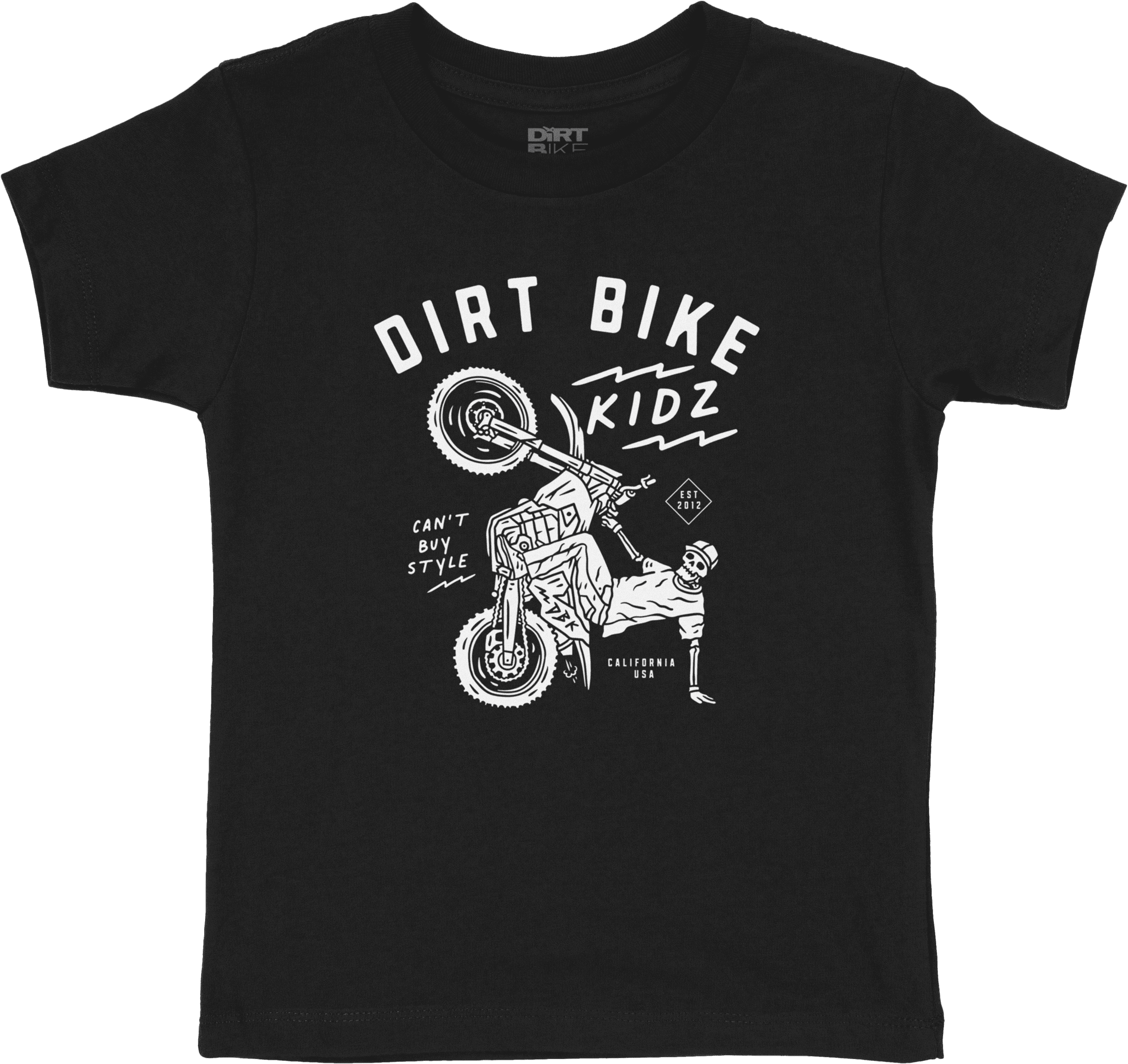 12 O'CLOCK TODDLER TEE BLACK 2T