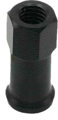 Drc Rim Lock Nuts Black 2/Pack