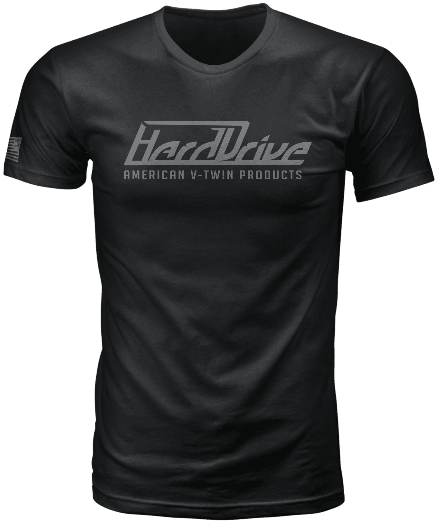 HARDDRIVE TEE BLACK/GREY XL