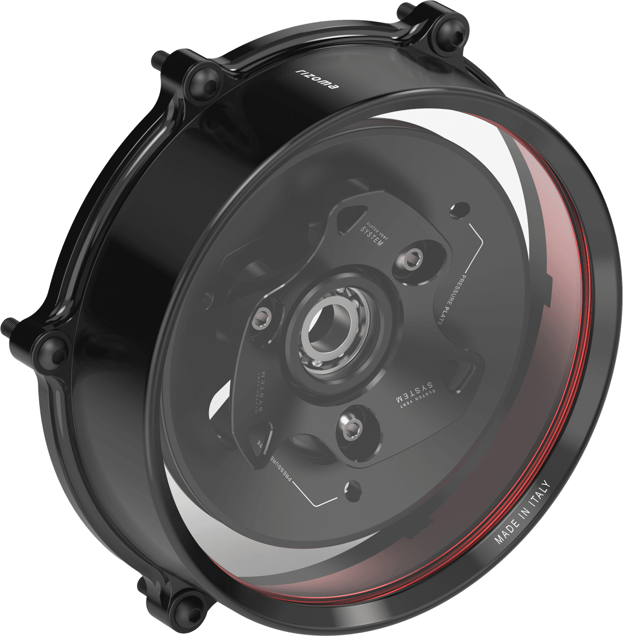CLUTCH COVER BLACK DUC V4