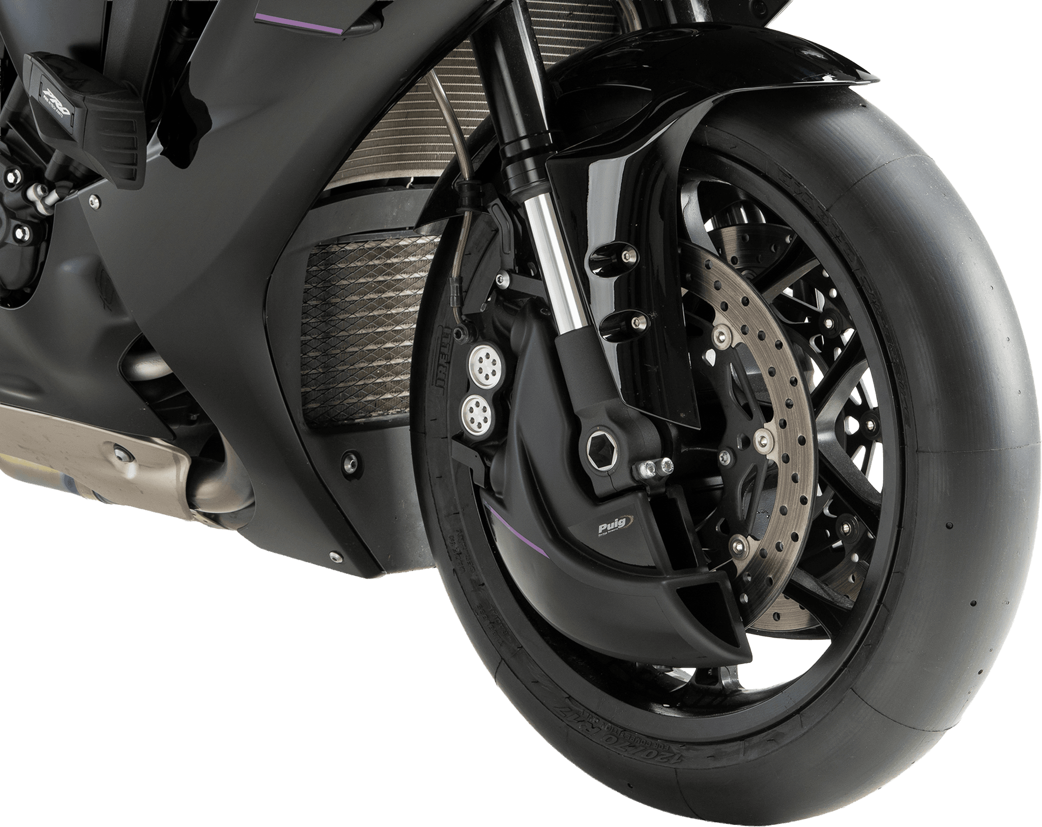 BRAKE COOLER MATTE BLACK YAM