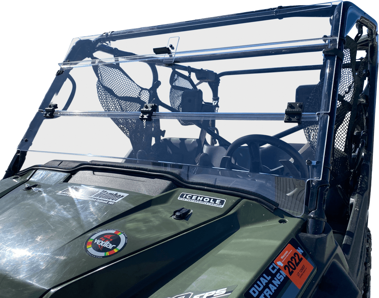 FOLDING WINDSHIELD
