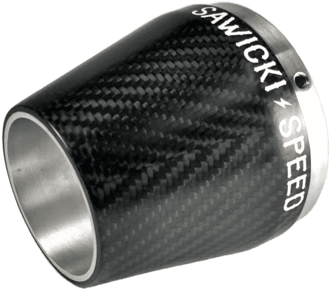 REPL END CAP TRUE CARBON FIBER