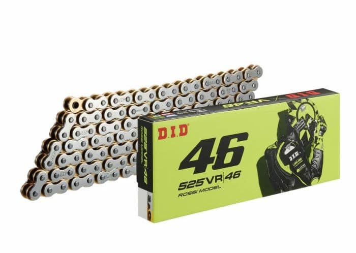 D.I.D X-RING CHAIN 525VR46 S&G 120ZB