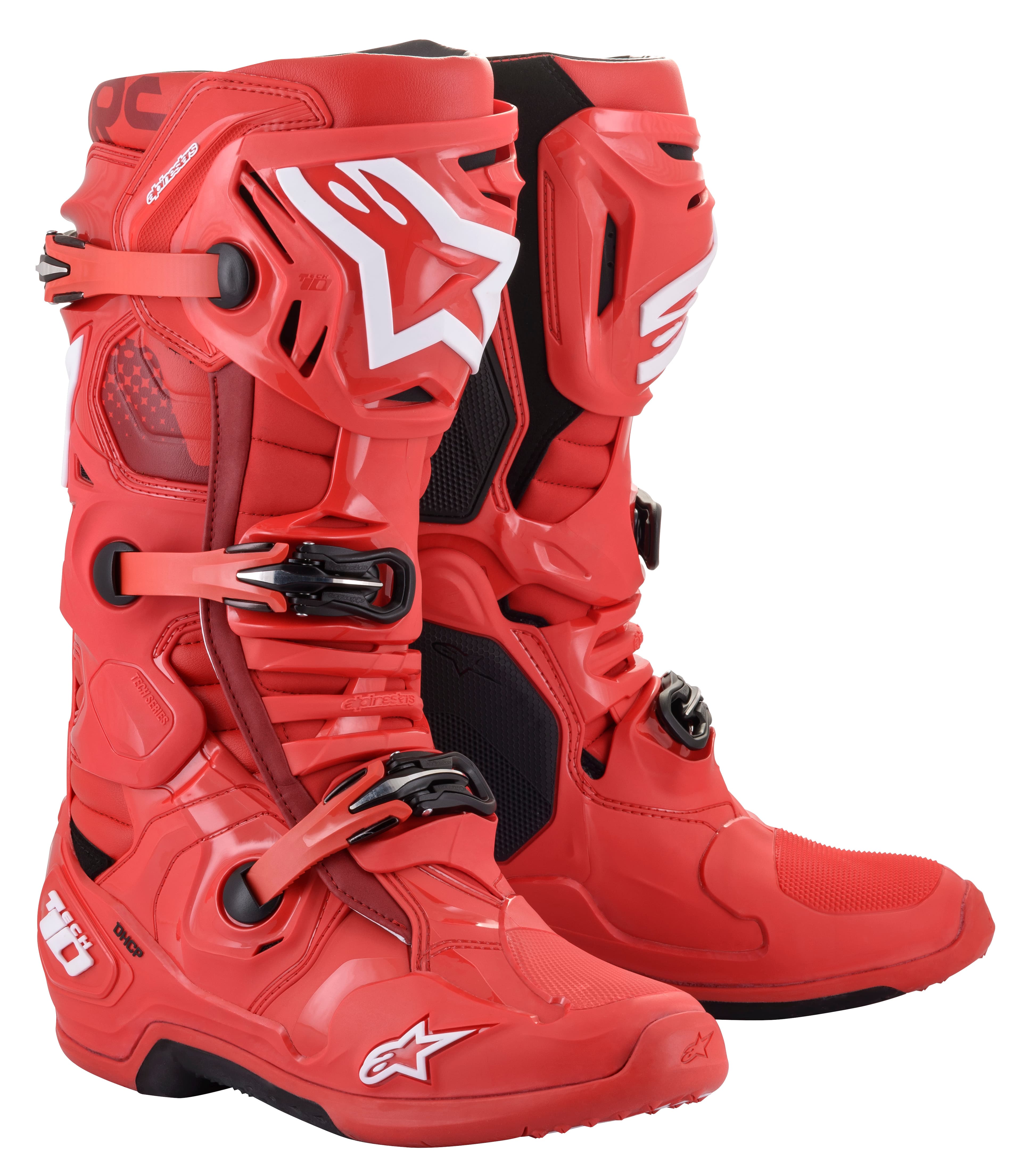 TECH 10 BOOTS RED SZ 12