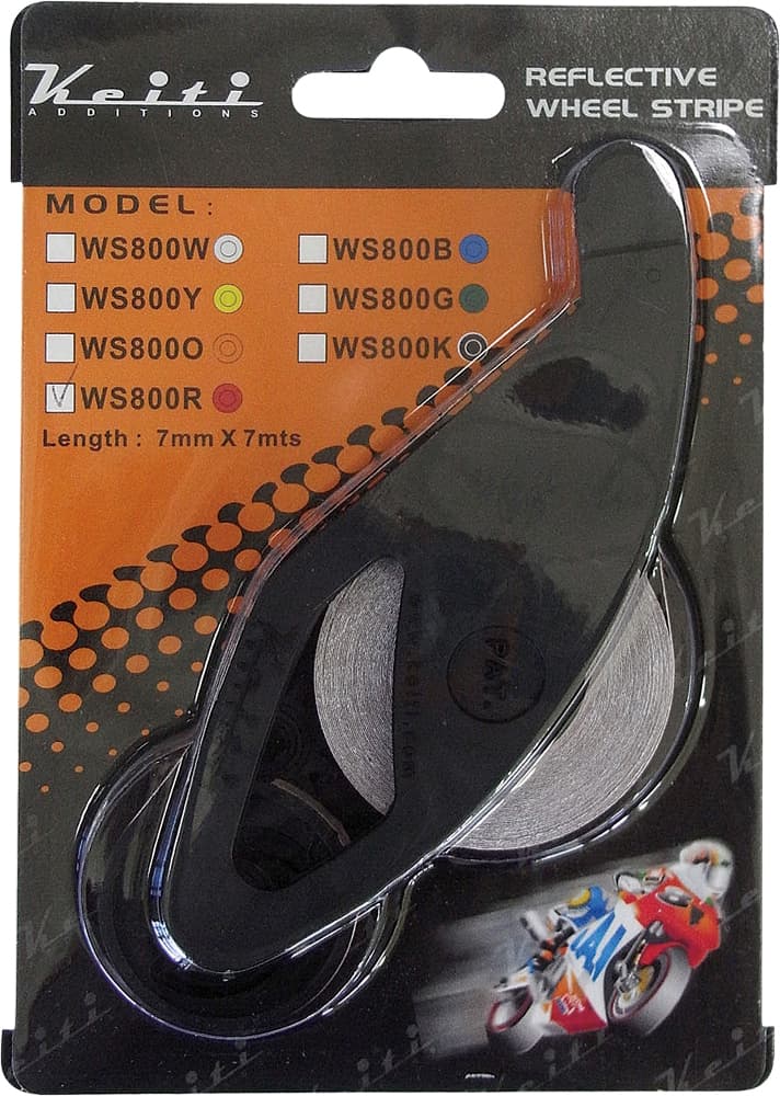 WHEEL STRIPE KIT ORANGE 7MMX6M