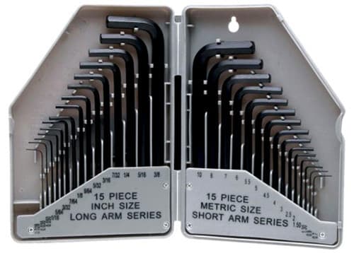 30PC HEX KEY SET