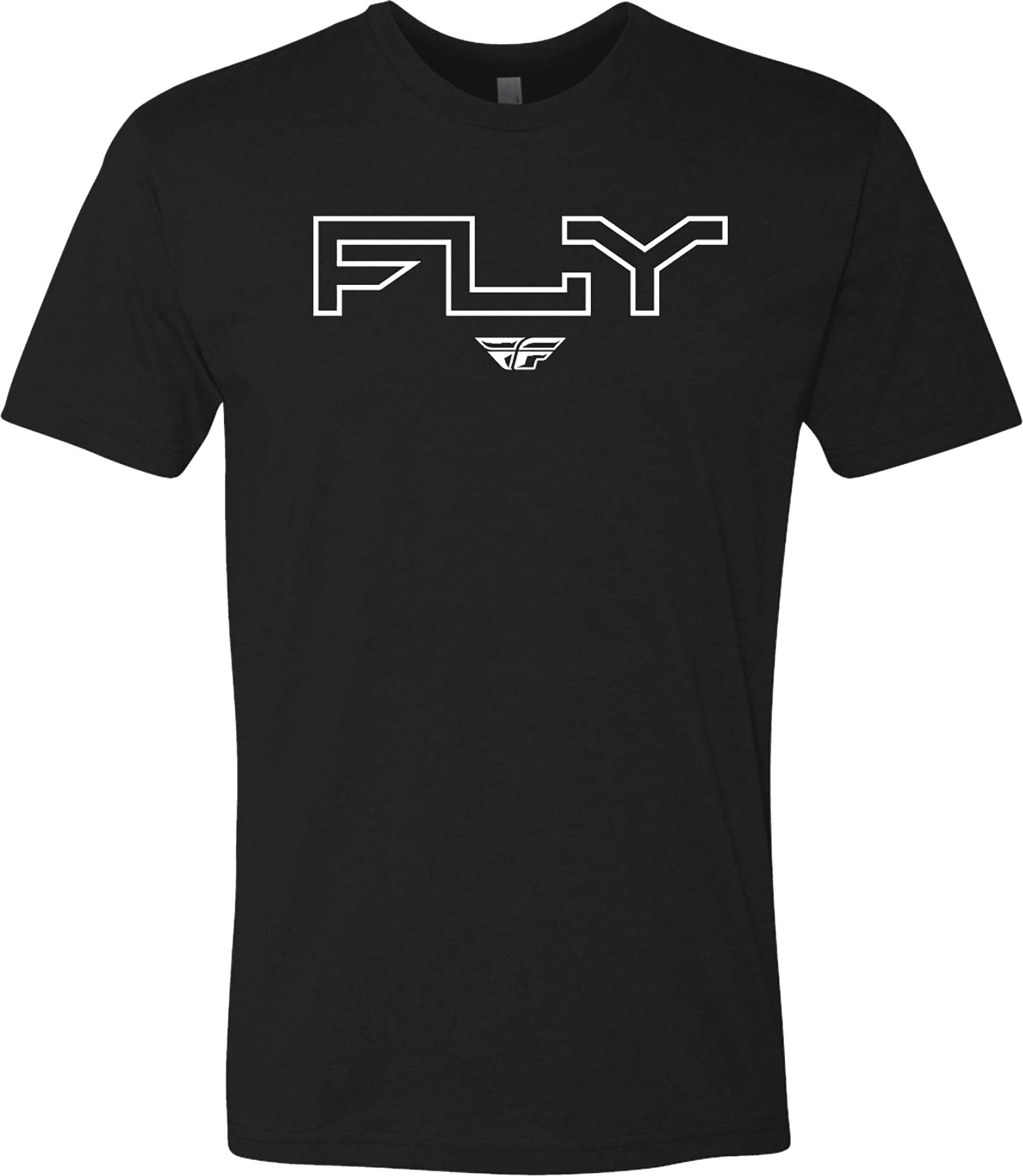 FLY EDGE TEE BLACK MD