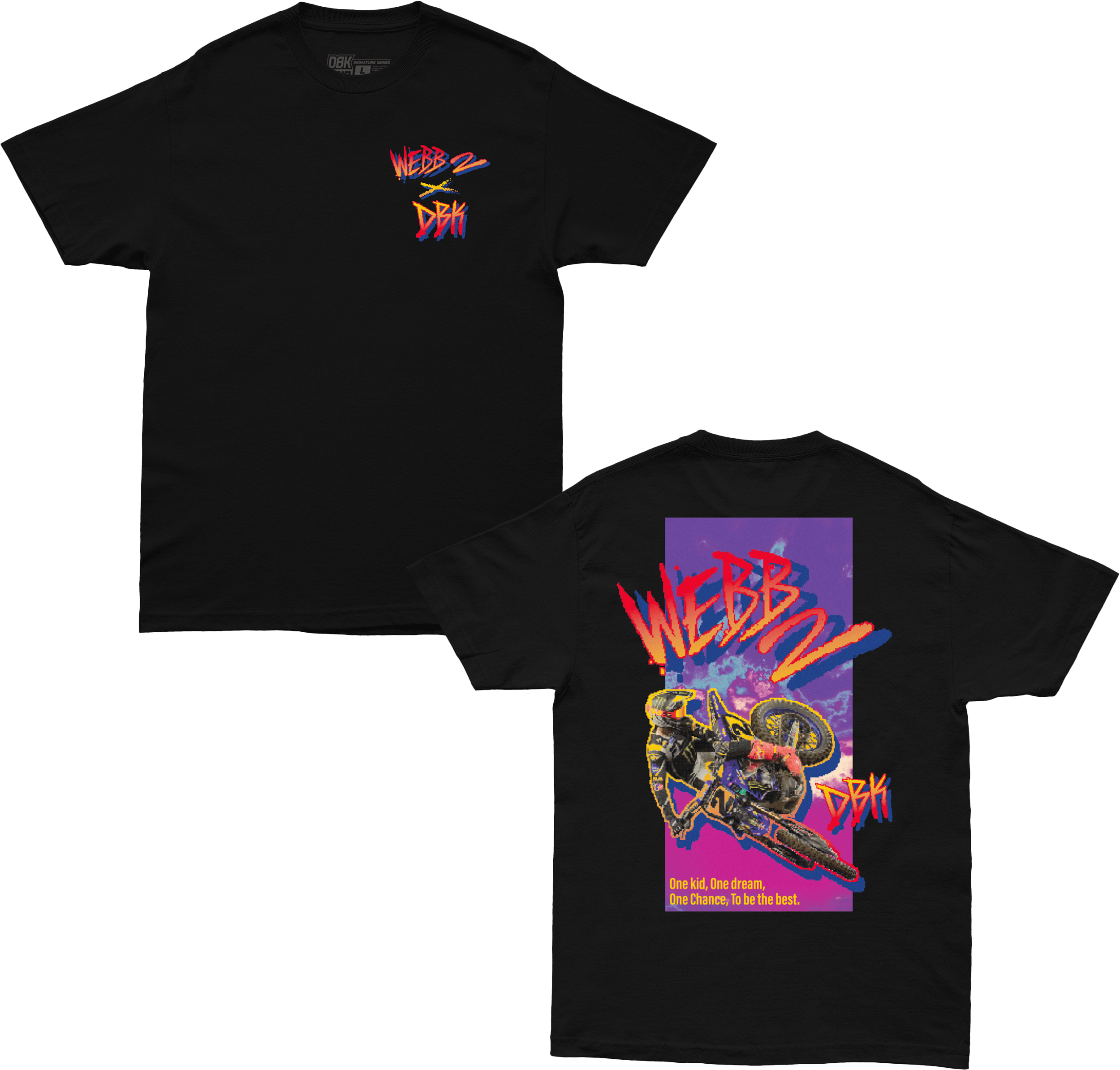 RAD CW2 TEE BLACK SM