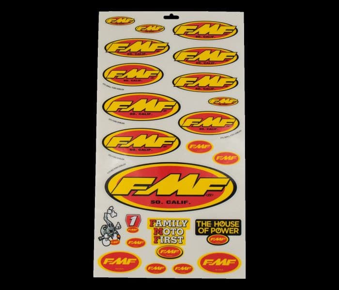 FMF ASSORTED STICKER SHEET