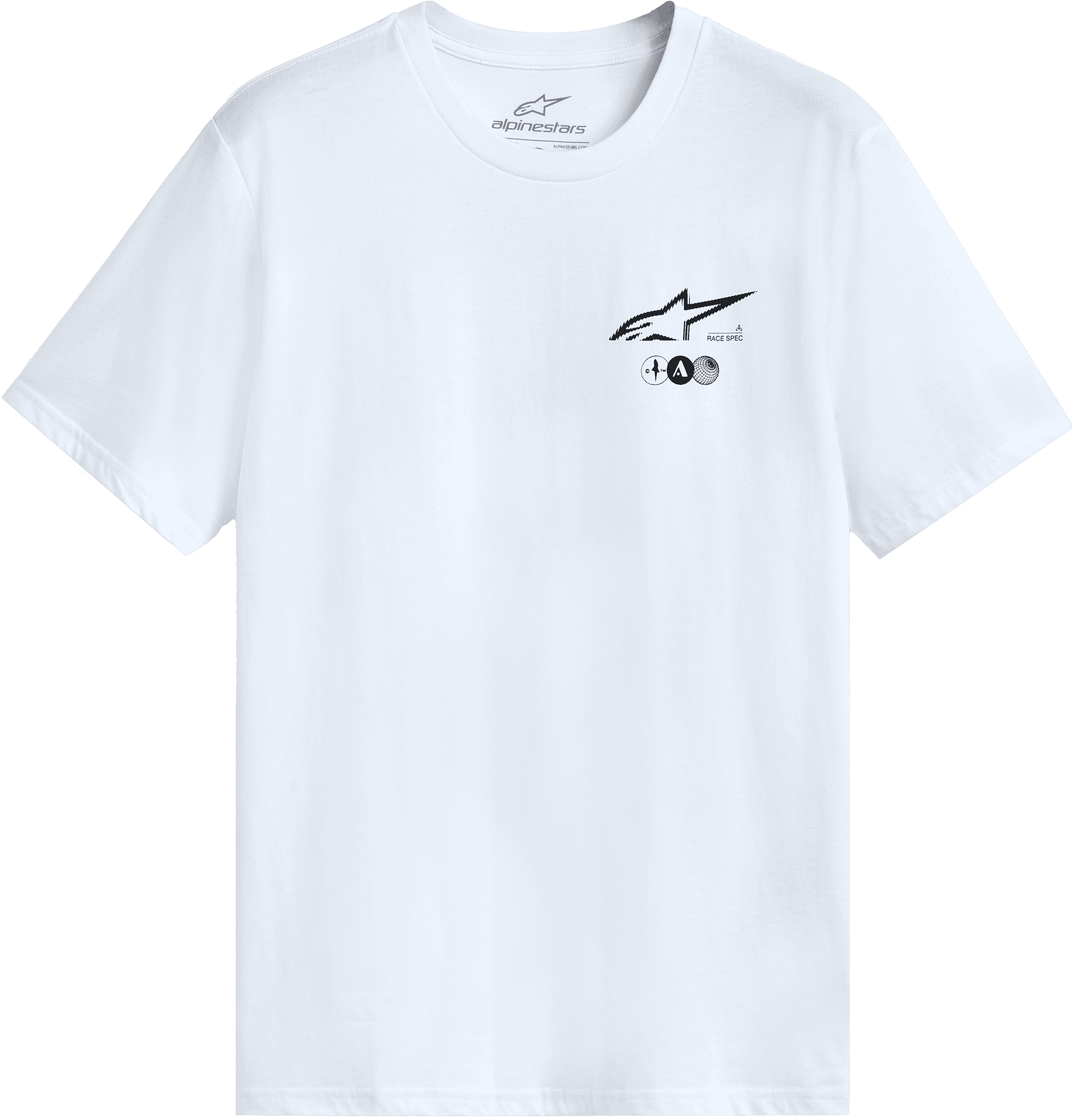 ASYM SS CSF TEE WHITE 2X