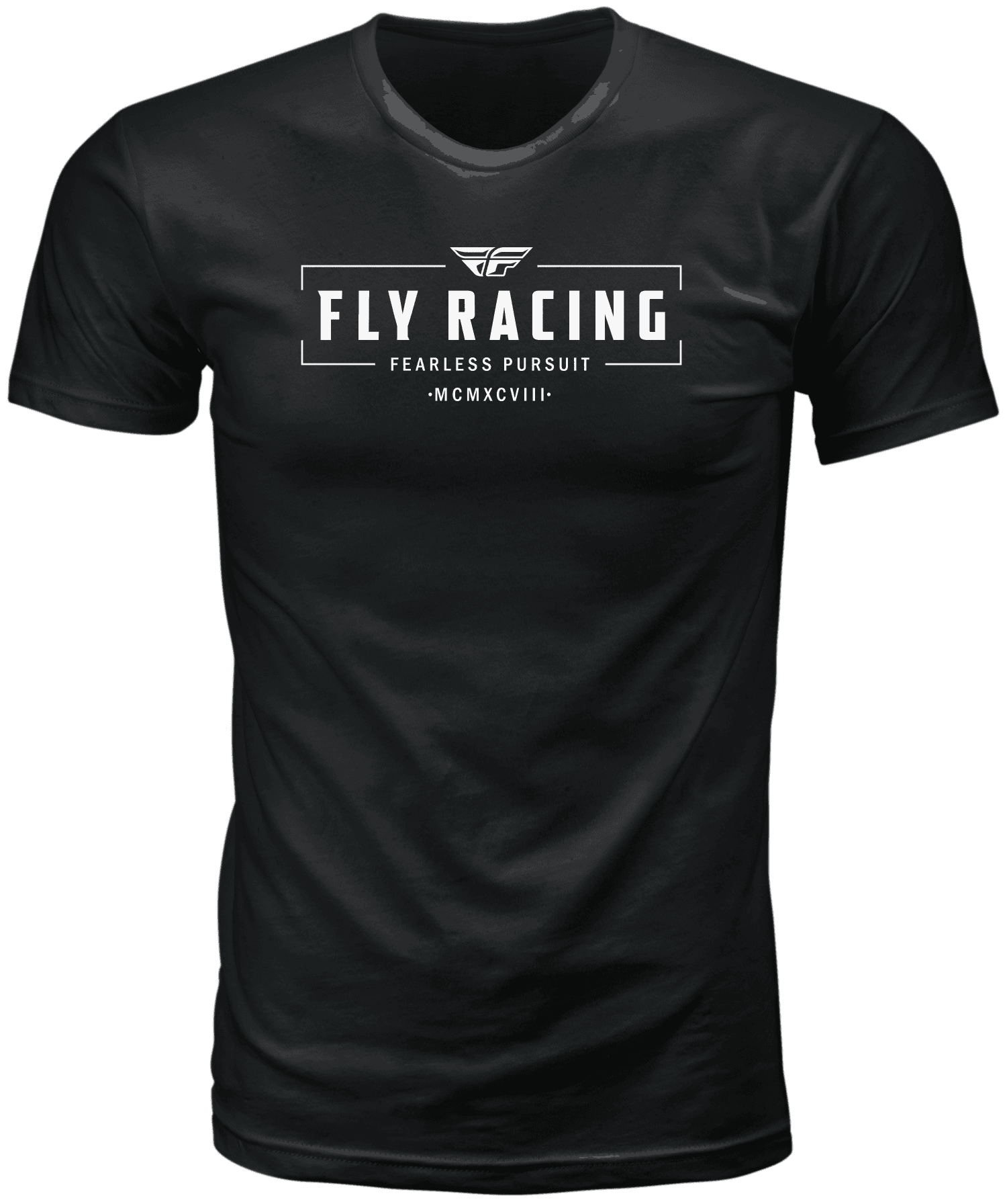 FLY MOTTO TEE BLACK LG