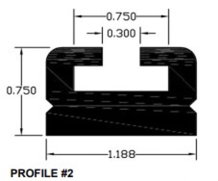 SPI SLIDE PROFILE 2 BLACK 66"