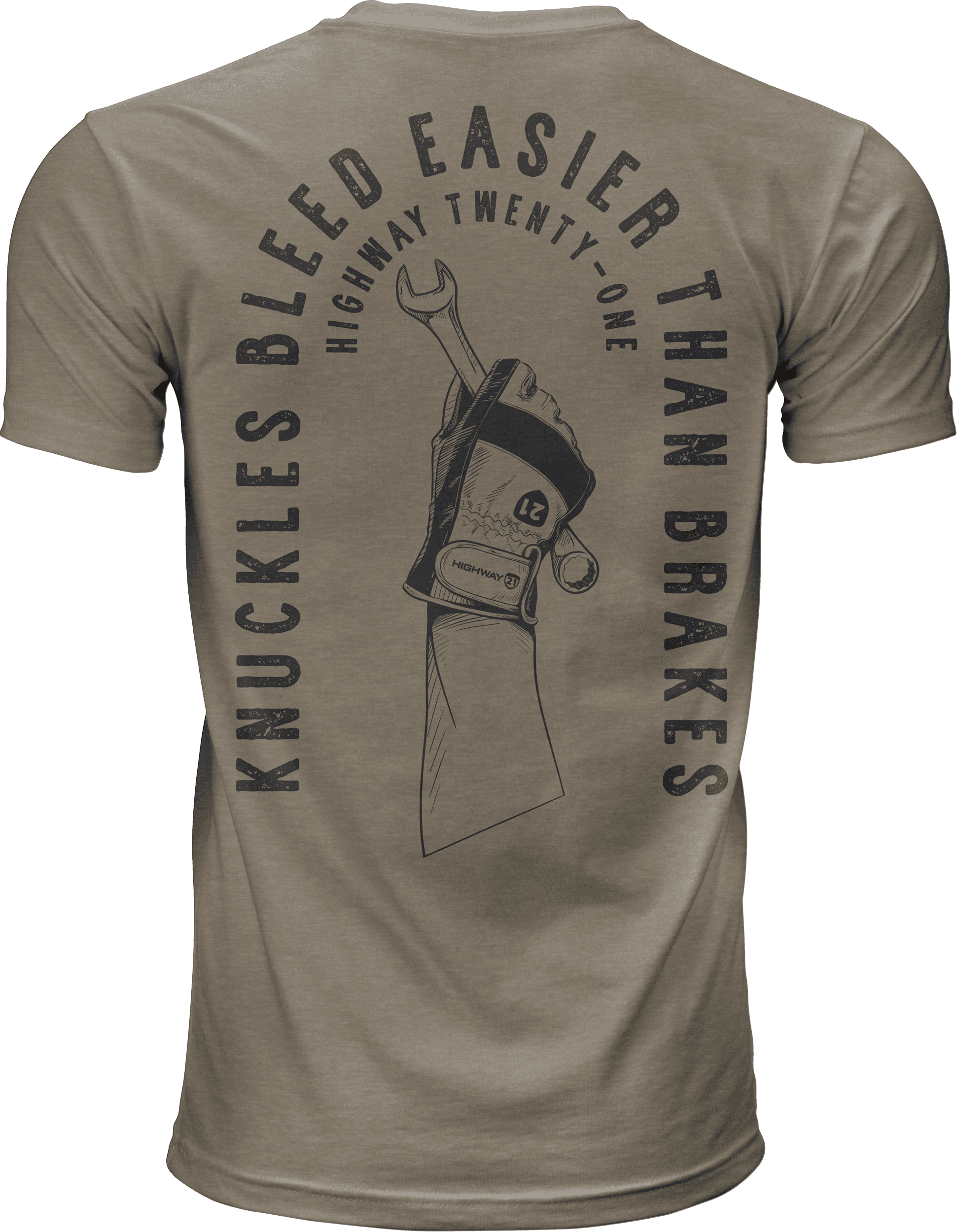 KNUCKLES TEE GREY MD