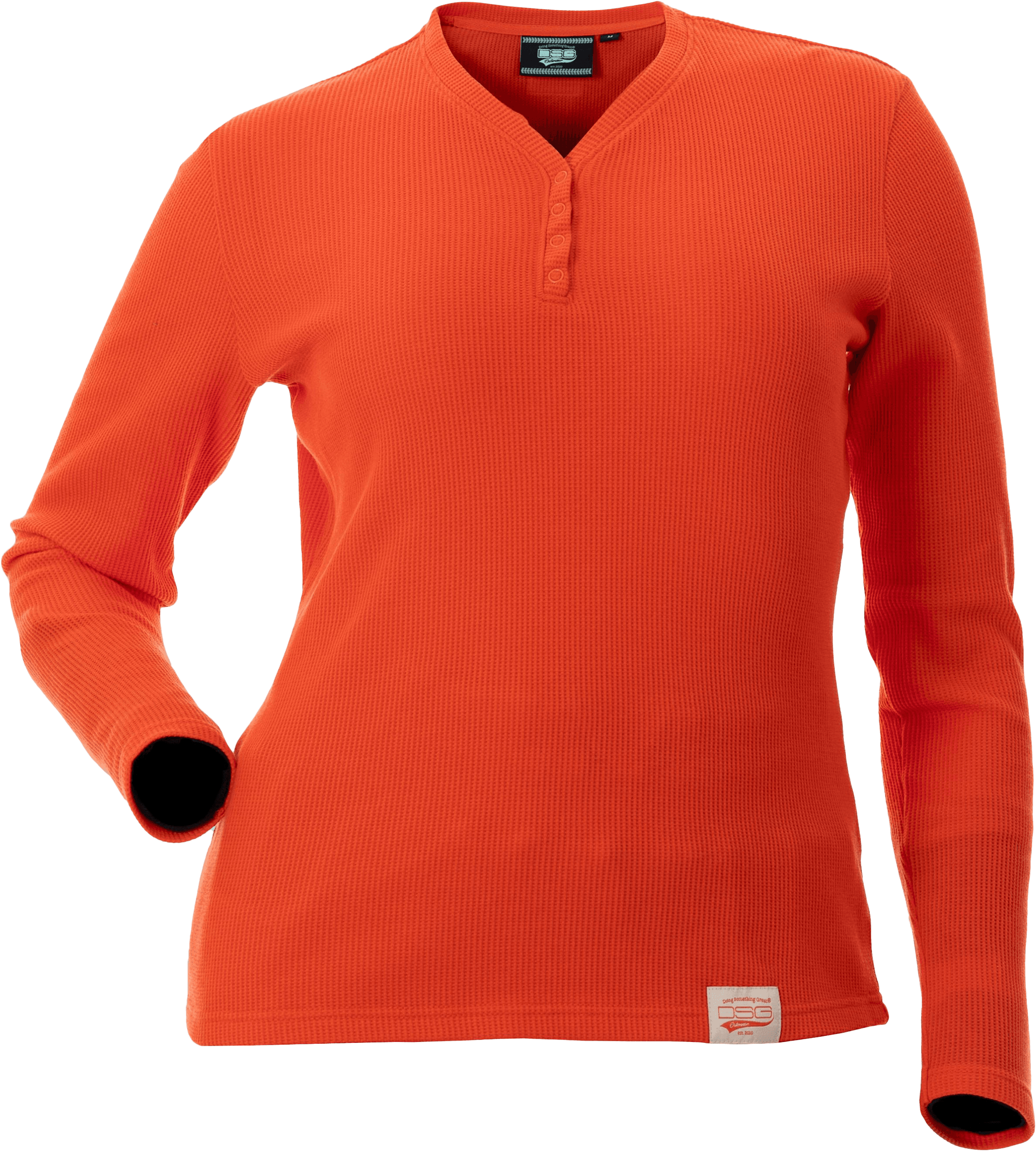 COZY WAFFLE SHIRT POPPY 2X
