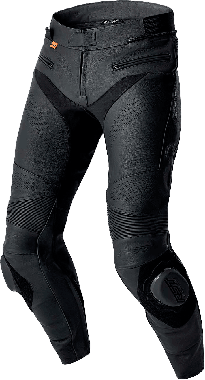 S1 D3O SL LEATHER PANTS BLACK MD