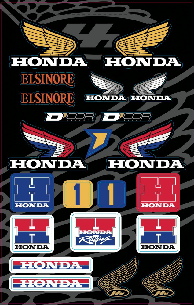 D-Cor Decal Sheets Honda