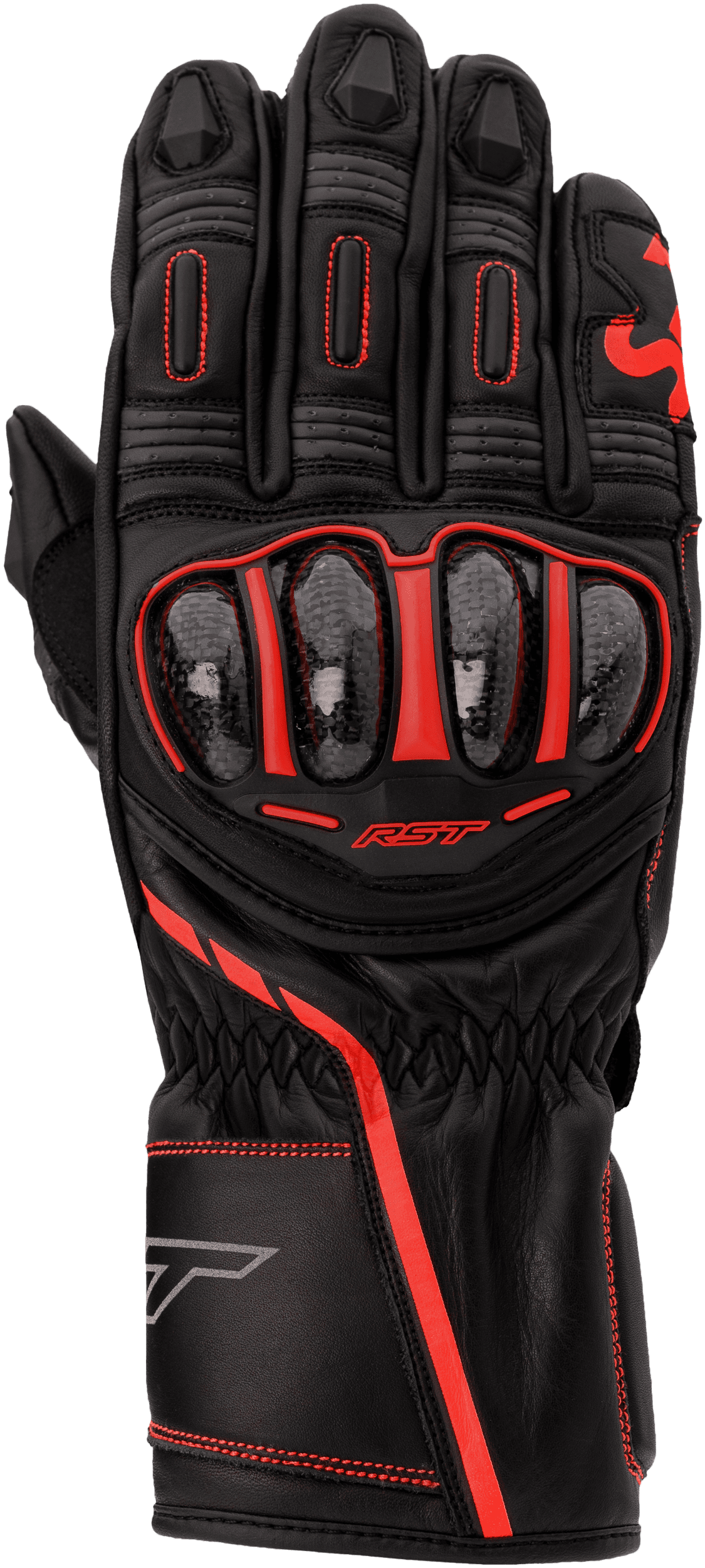 S1 CE GLOVE BLACK/GREY/RED LG