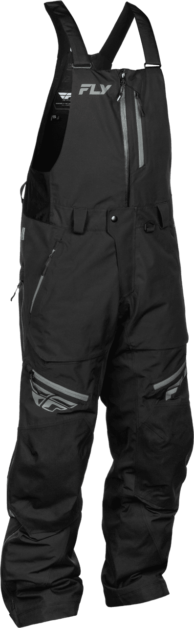 INCLINE BIB BLACK/GREY LG