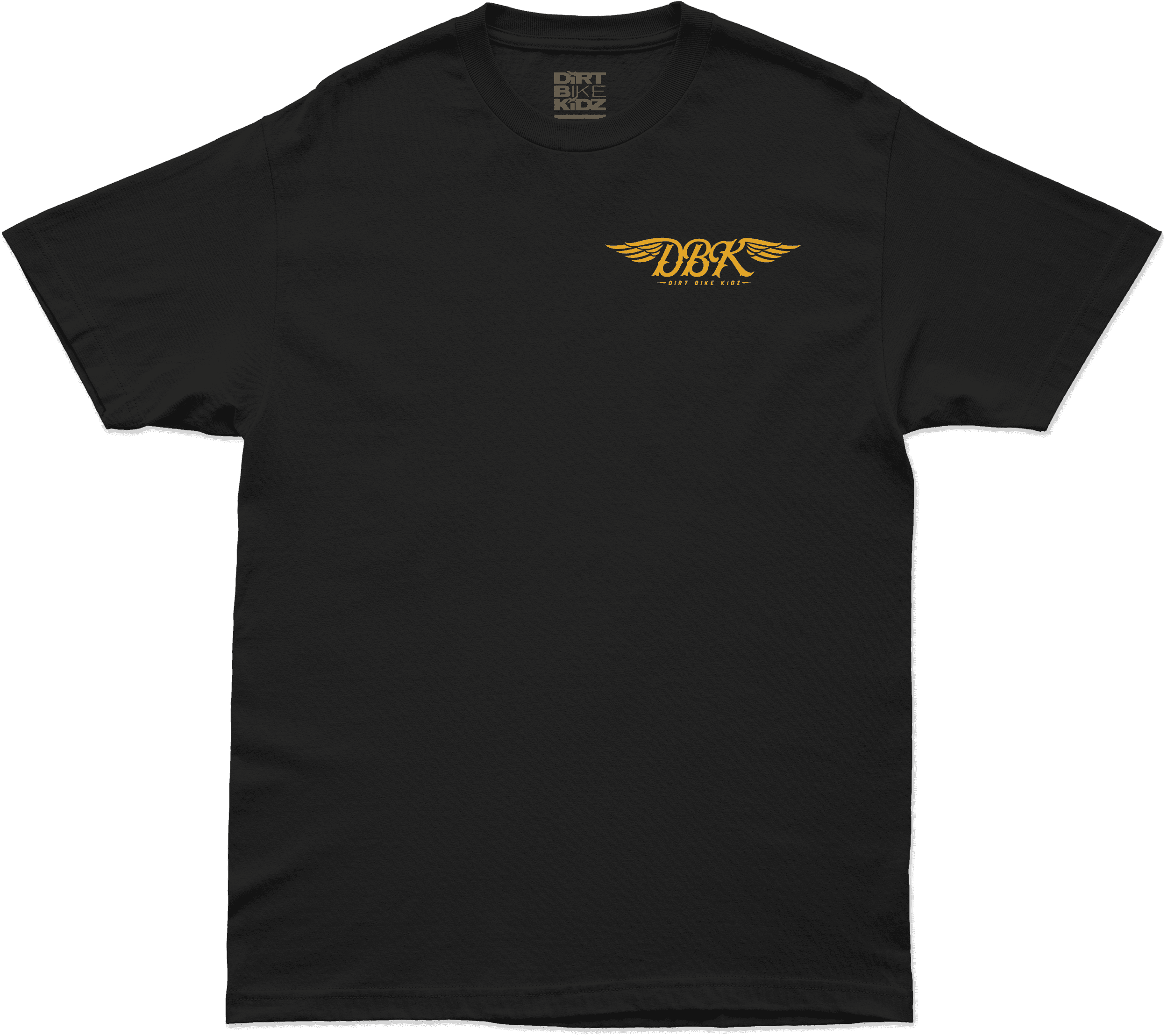 GOLDWINGS TEE BLACK LG