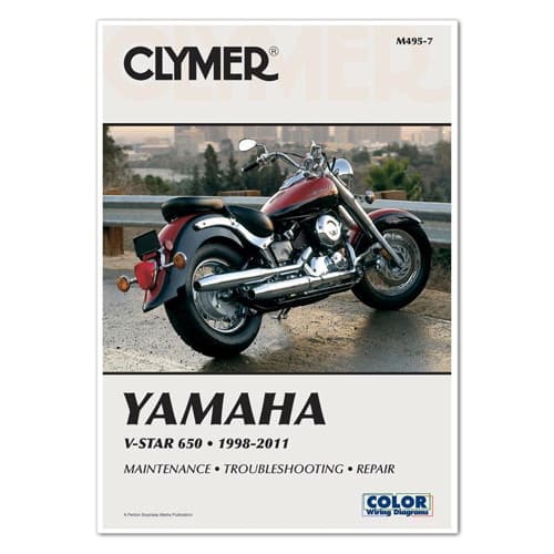 CLYMER MANAUAL V-STAR 650 1998-2011