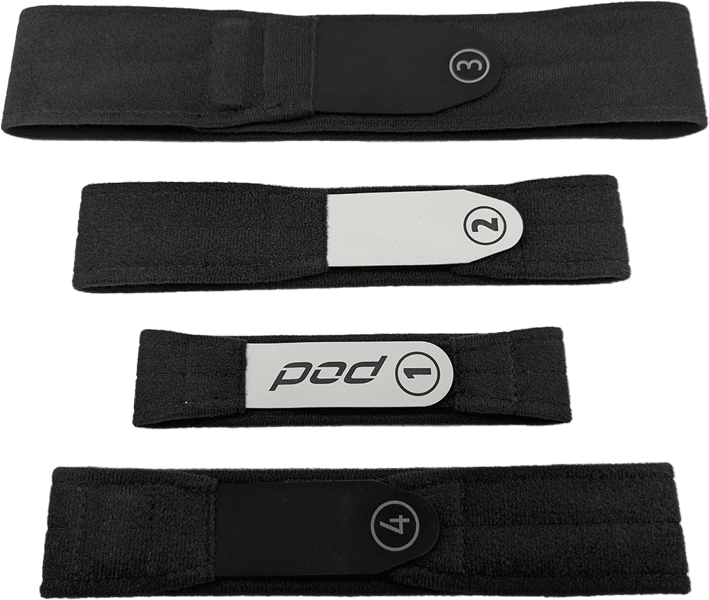 KX 3.0 STRAP SET BLACK XS/SM