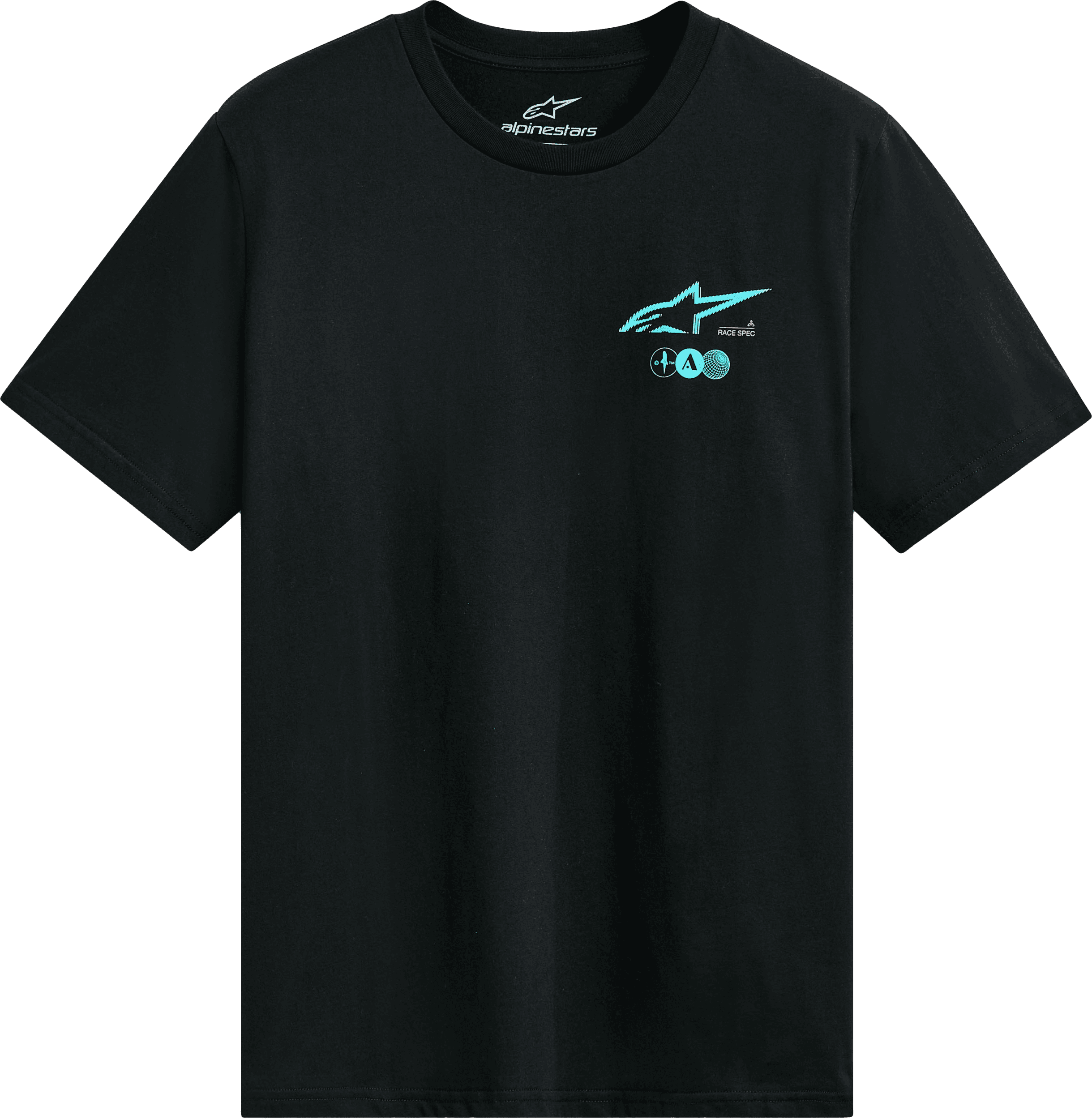 ASYM SS CSF TEE BLACK MD