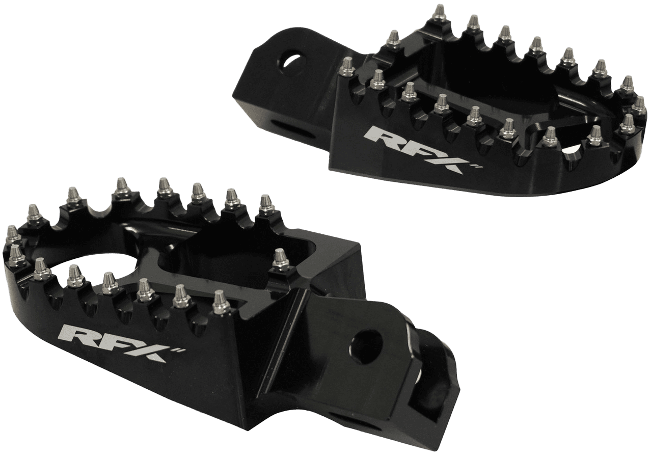 FOOTPEGS BLACK HON/SUR-RON