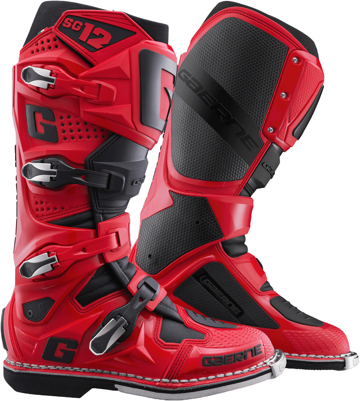 SG12 BOOTS RED/BLACK 08