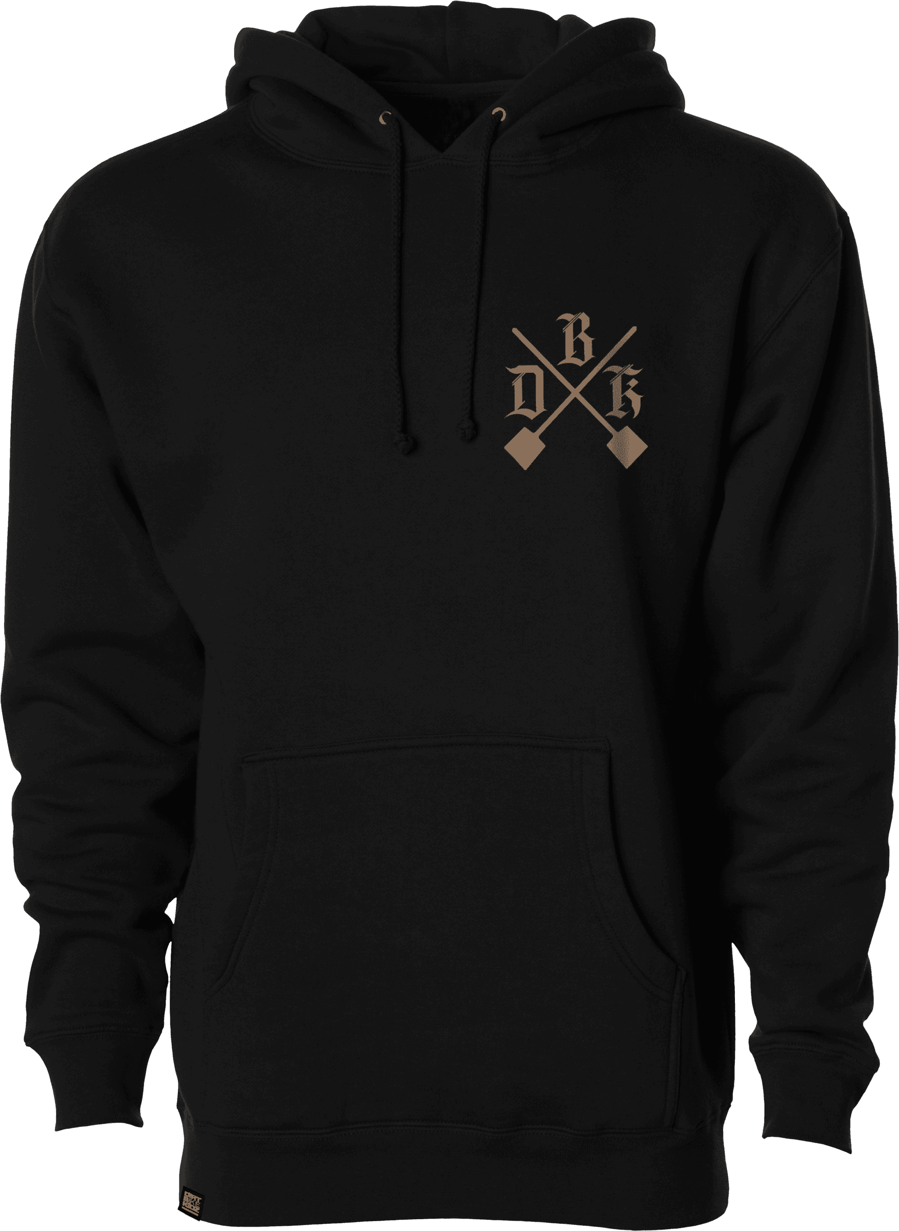 CAMO SHOVELS HOODIE BLACK MD
