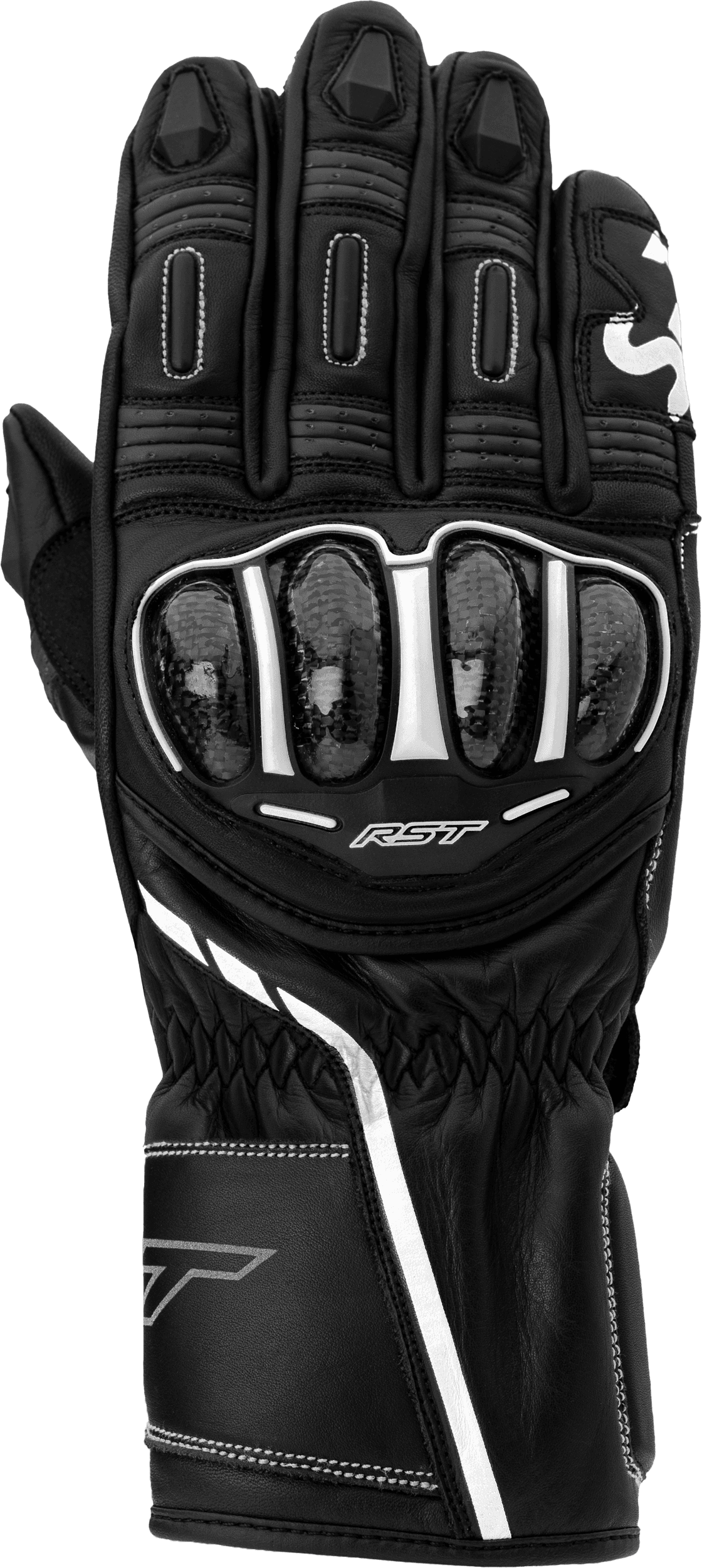 S1 CE GLOVE BLACK/BLACK/WHITE SM