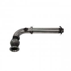 SINGLE SLIP-ON RACE PIPE CHROME
