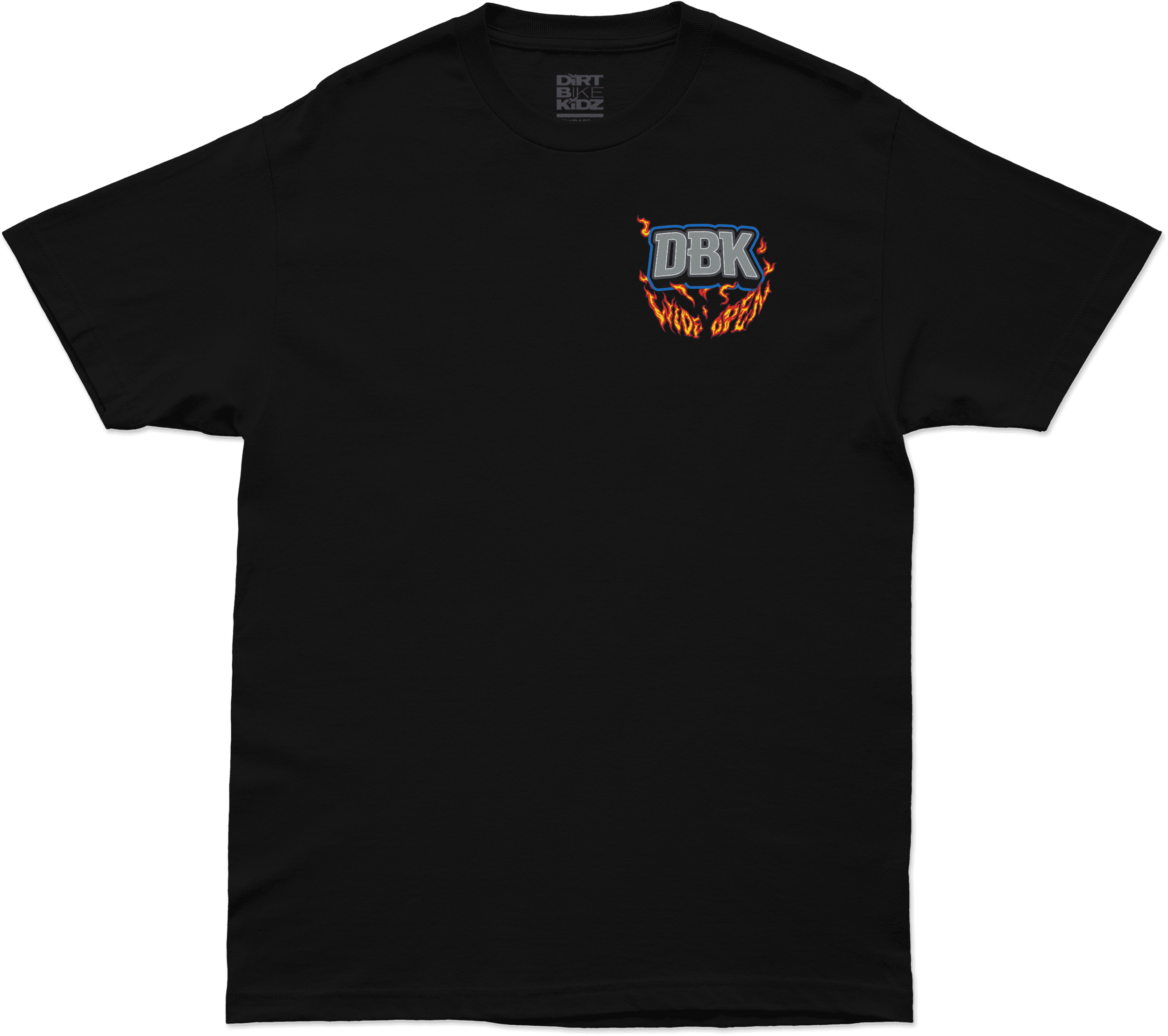 WIDE OPEN TEE BLACK 2X