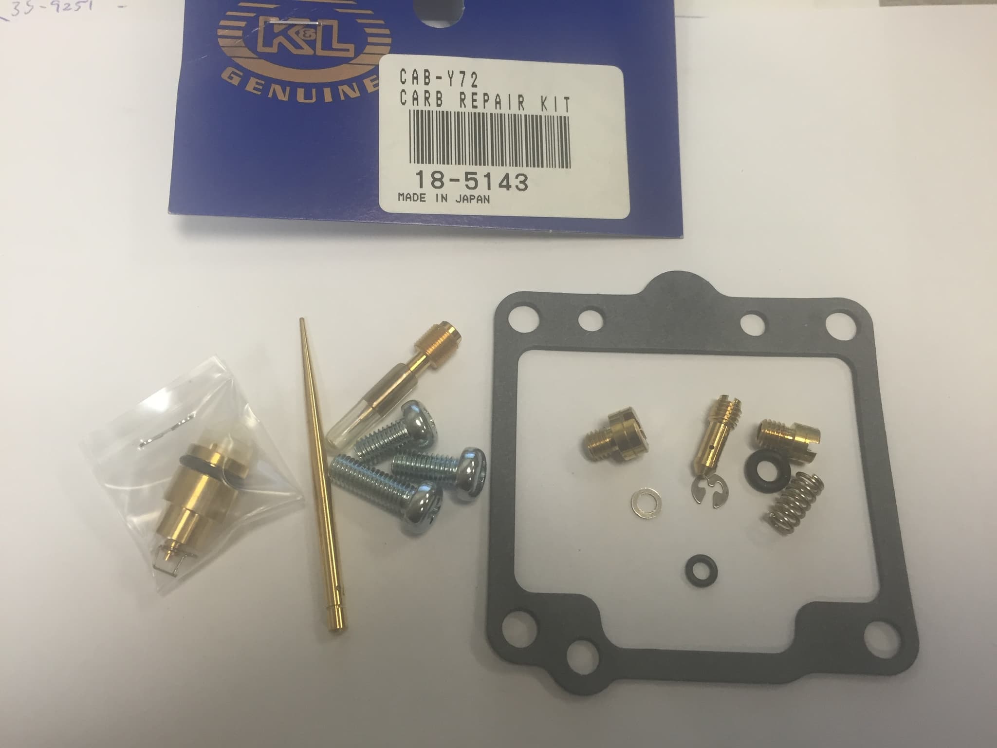 CARB REPAIR KIT (EA)