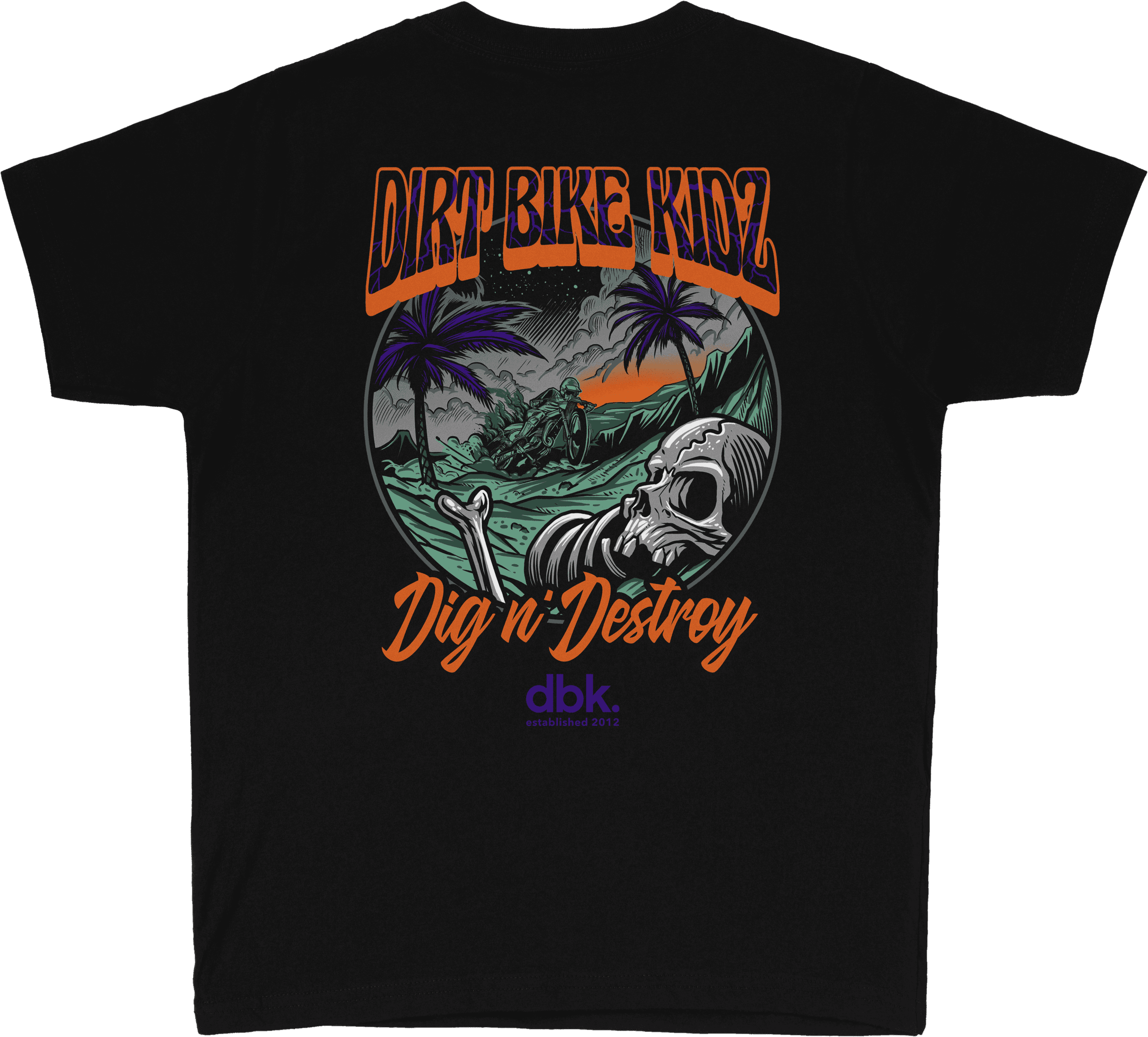 BONEYARD YOUTH TEE BLACK YS