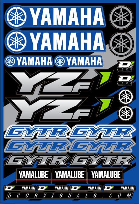 D-Cor Decal Sheet Yamaha YZF