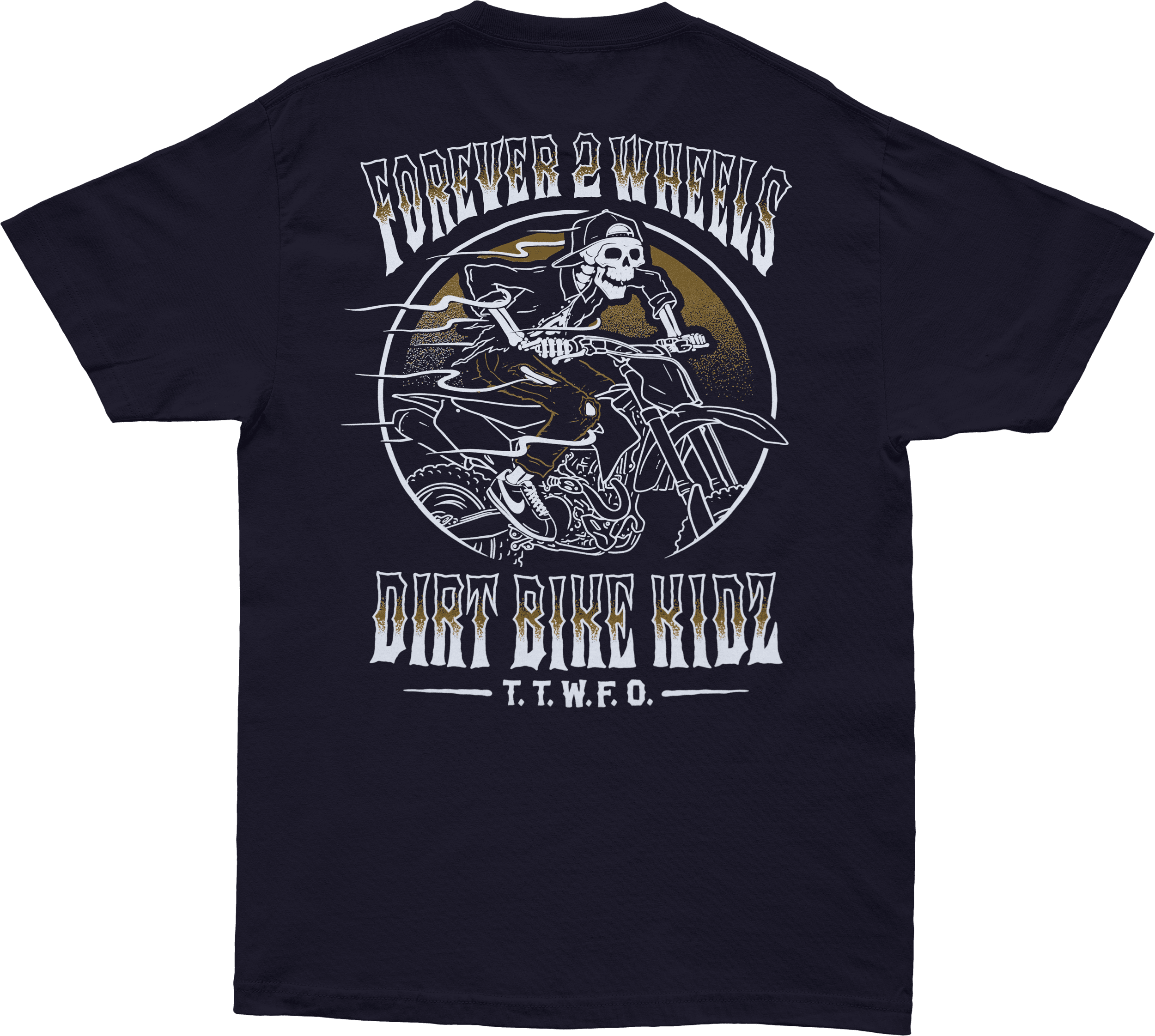 GHOST RIDER TEE NAVY SM