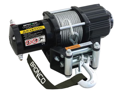 BRONCO 4500 LB WINCH STEEL CABLE