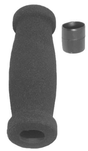 FOAM GRIPS STREET 7/8 X 5" BLACK
