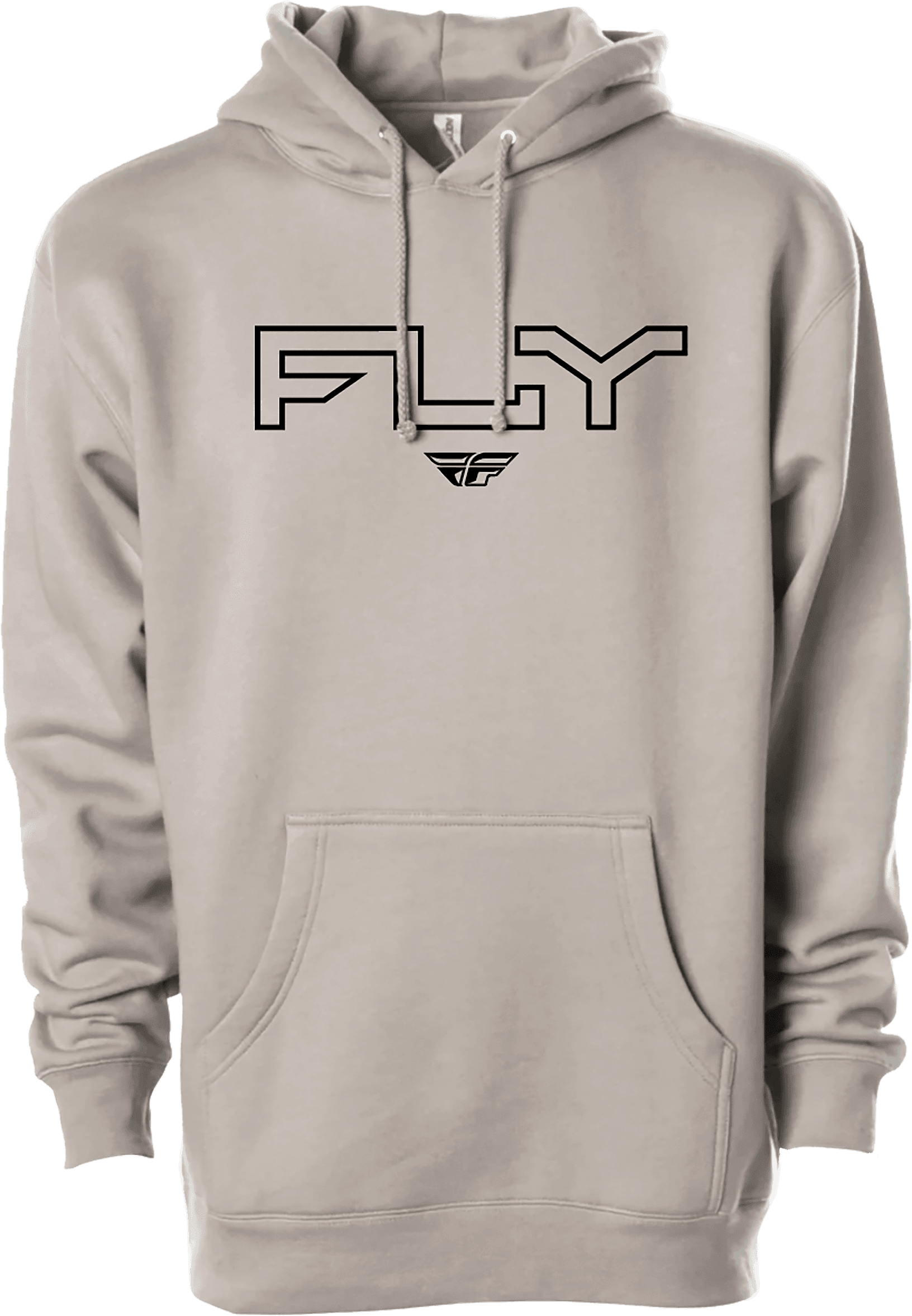 FLY EDGE HOODIE CEMENT LG