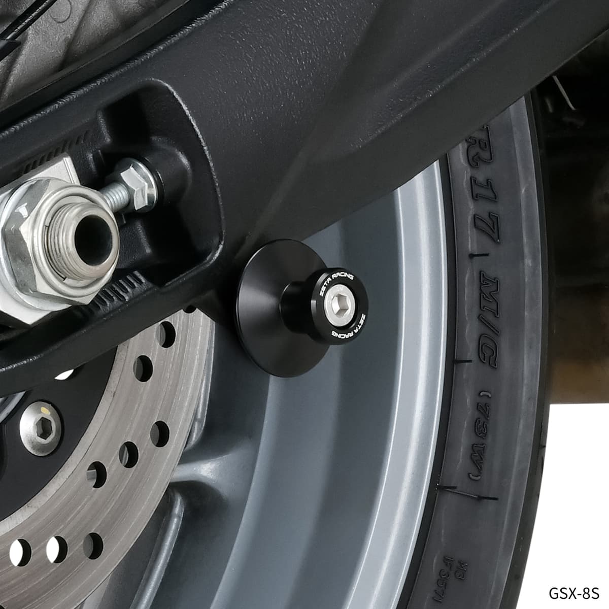 Zeta Swingarm Spools M8 Black, image 2 of 2
