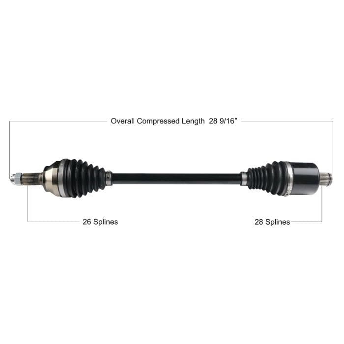 TYTANEUM POLARIS HEAVY DUTY CV AXLE