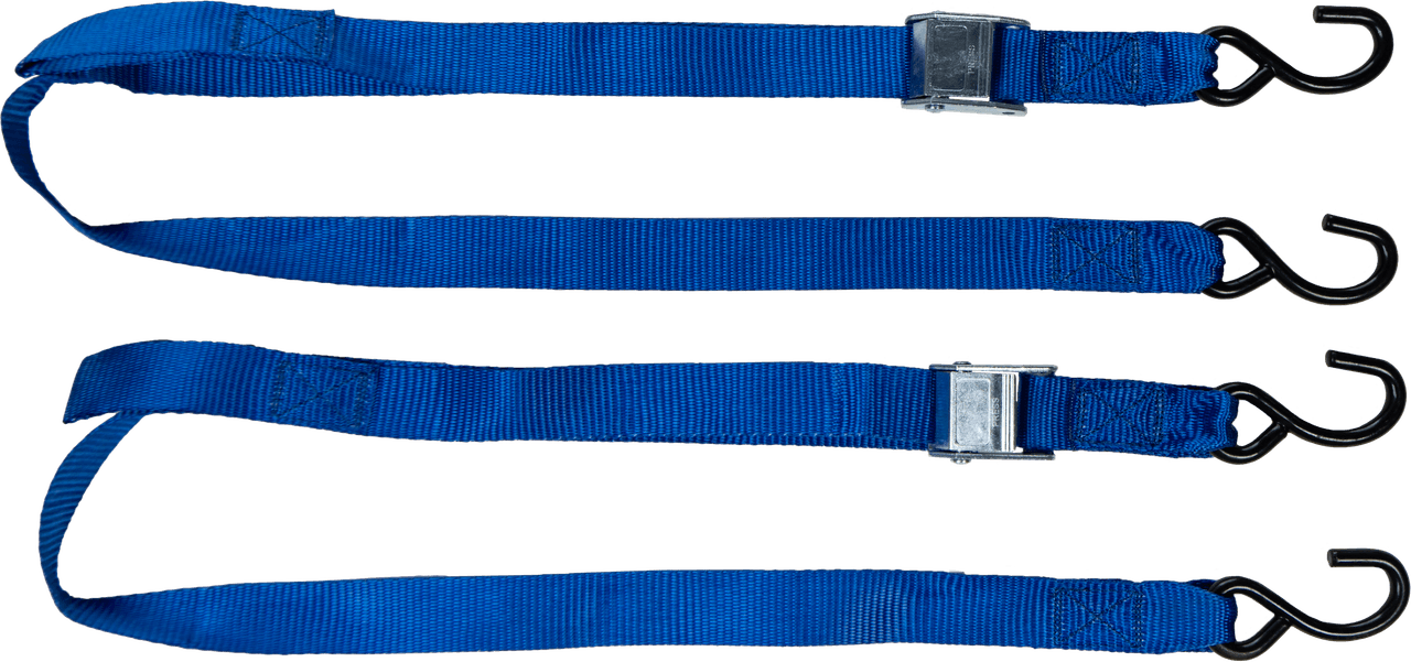 1.5" X 6' TIE-DOWN BLUE 2/PK