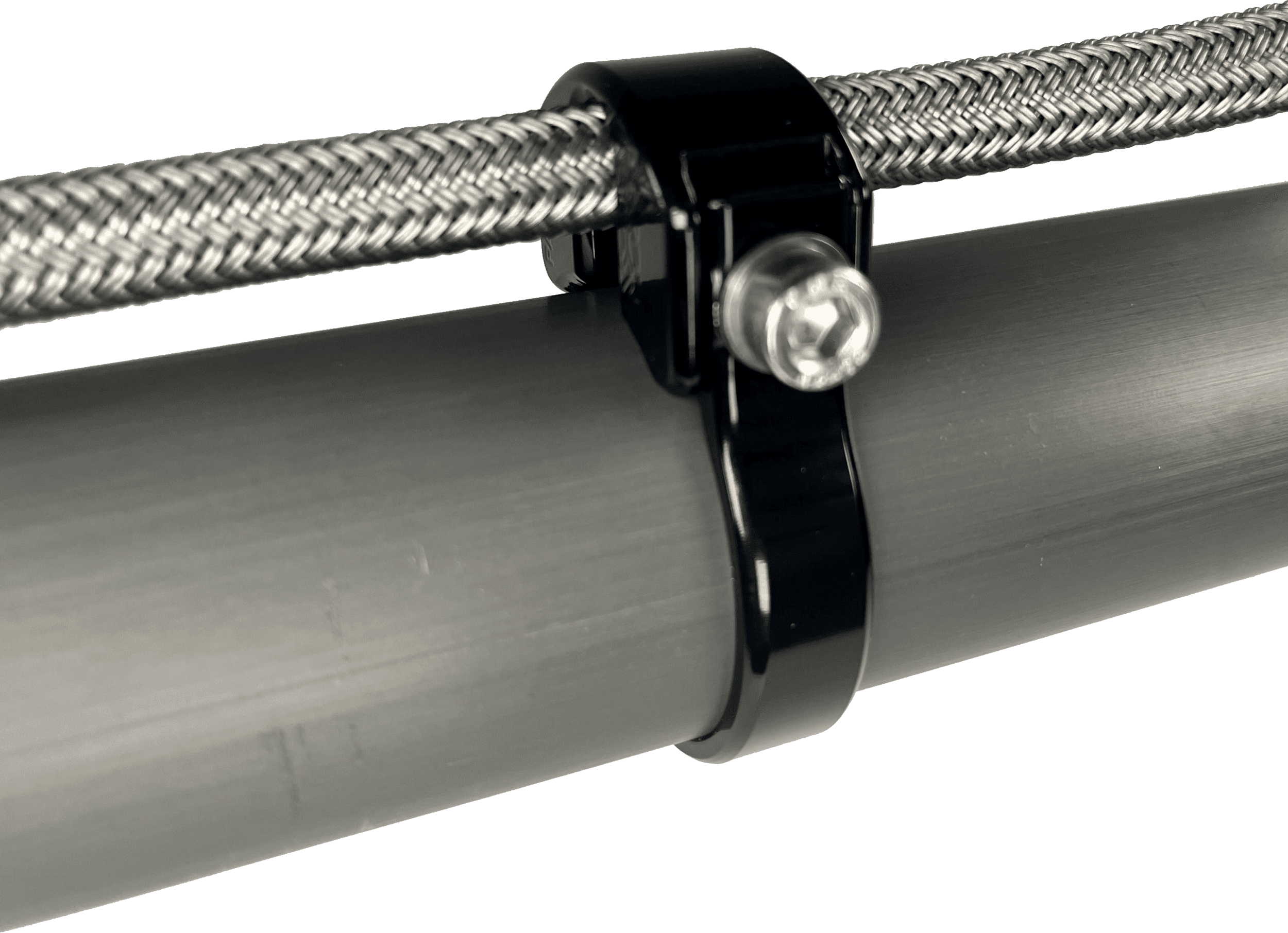TUBING MOUNTED CABLE/LINE BLACK